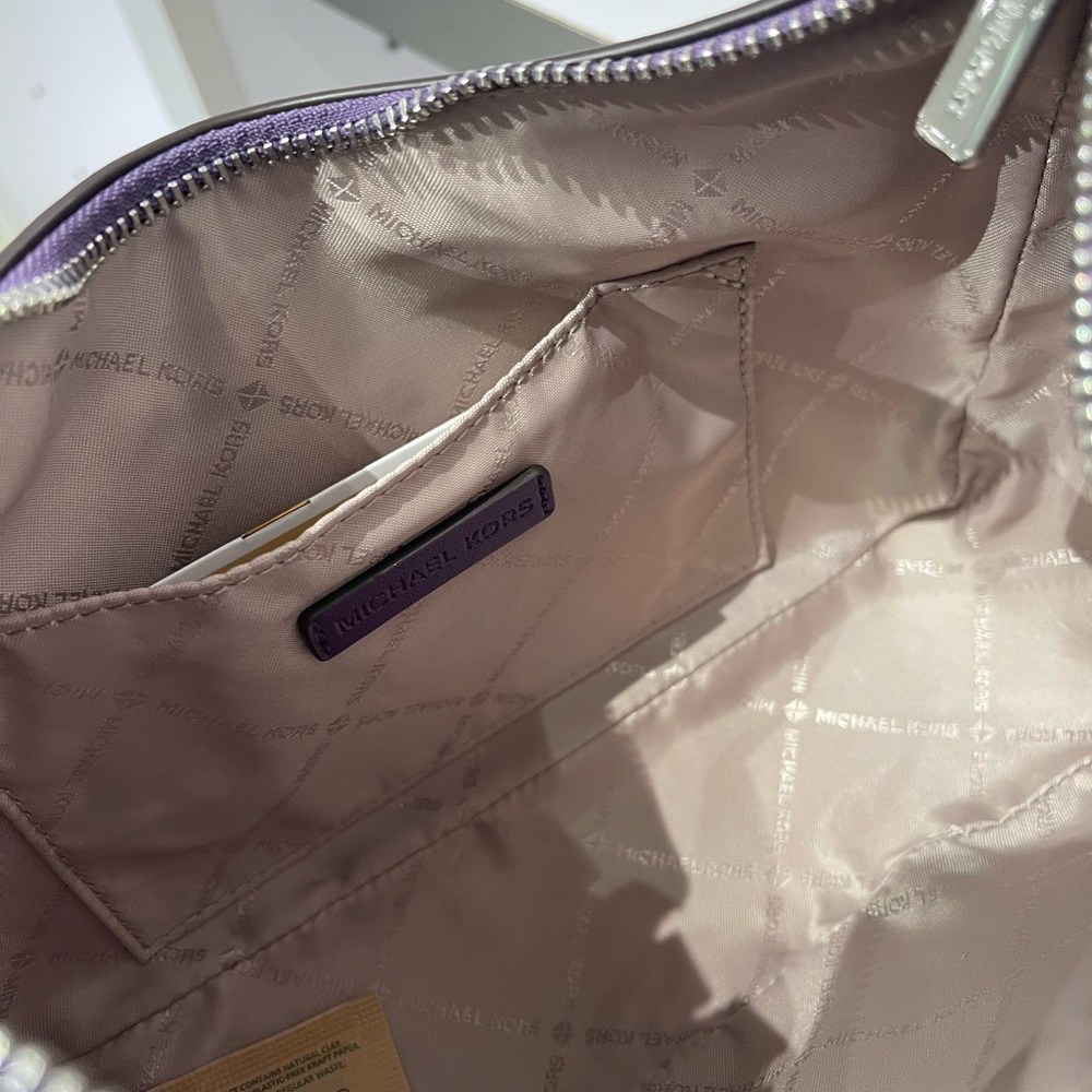 Michael Kors Jet Set Lg Women Pochette Ombré Logo Crossbody XBody Dark Purple
NW - Picture 8 of 16